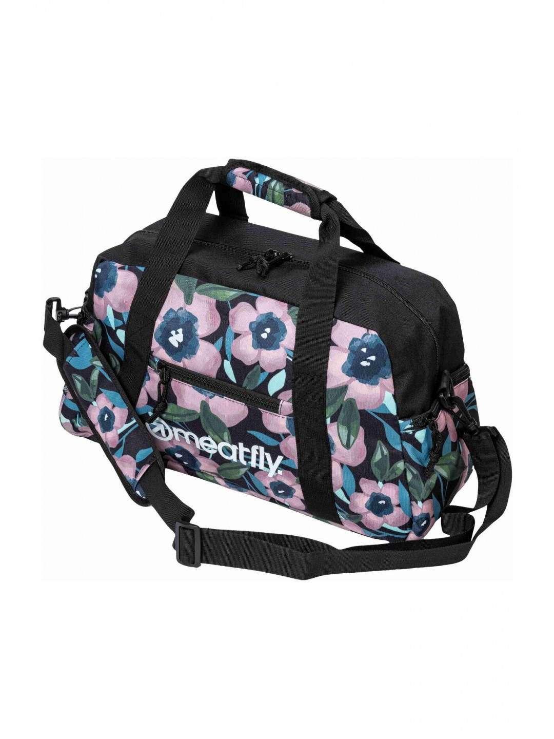 Meatfly cestovní taška Mavis Pink Flowers Růžová Objem 26 L
